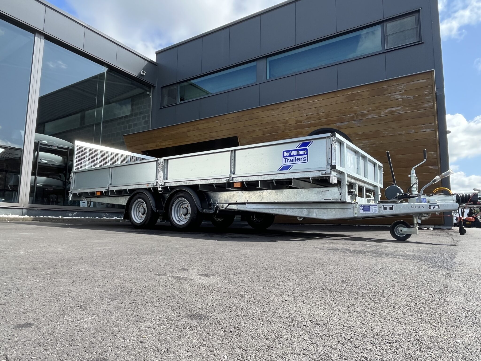 Plateau aanhangwagen - De Schepper