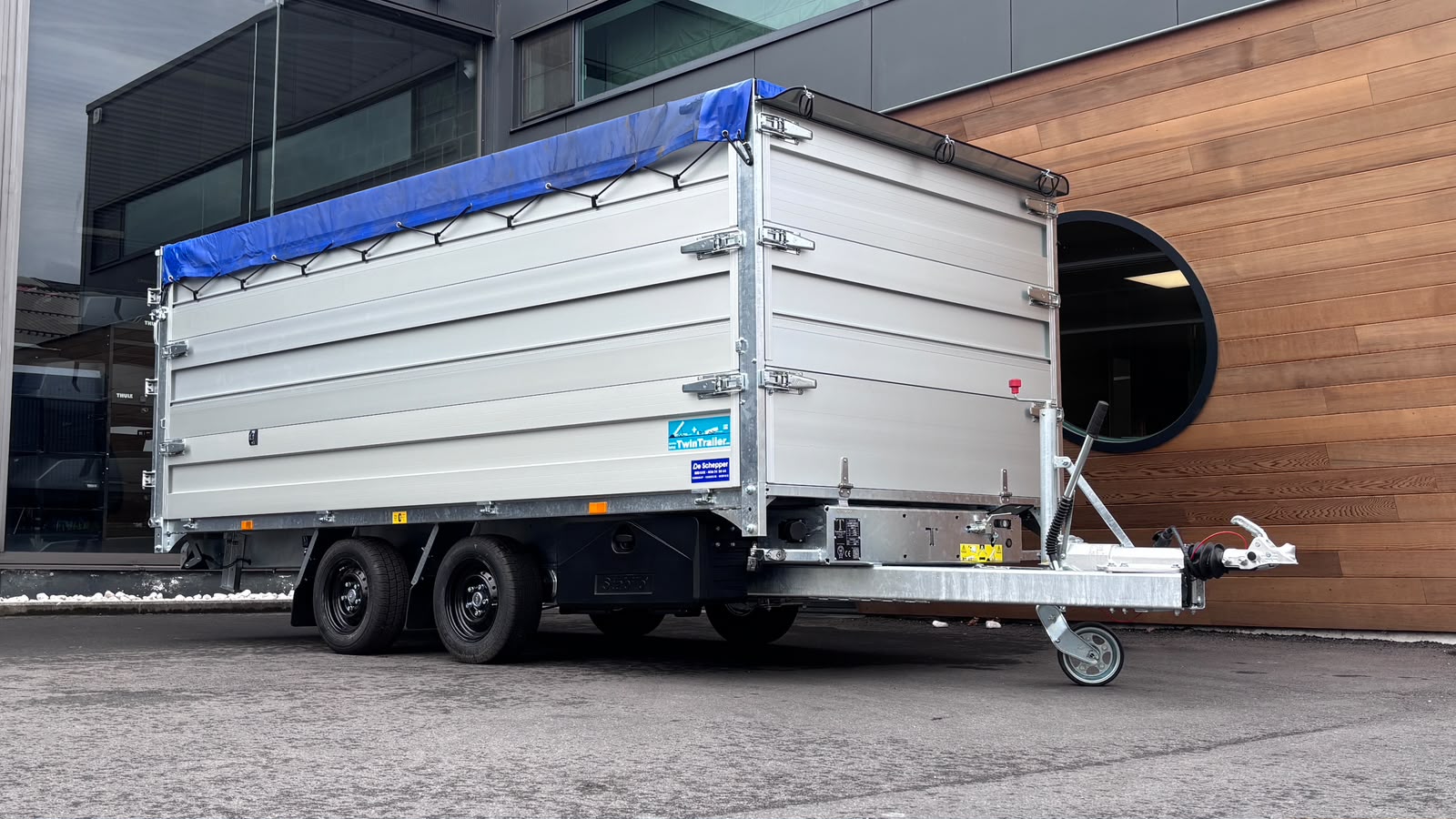 Twintrailer TT35-40 2-asser 4090 mm x 1920 mm