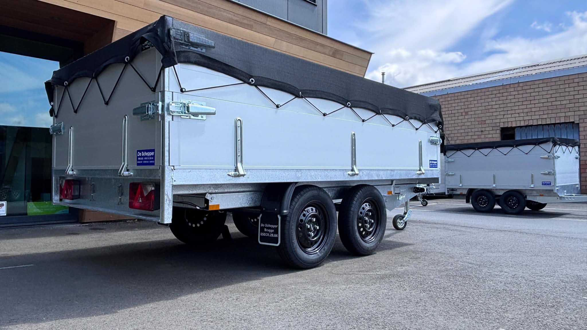 BW Trailer kipper 2 asser 3000 mm x 1500 mm (kopie) - Afbeelding 2